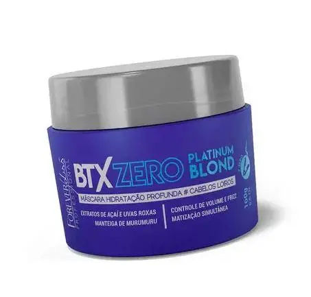 Deep Hair Mask  Zero Platinum Blond Tinting Anti Yellow Treatment Mask 160G - Forever Liss 1