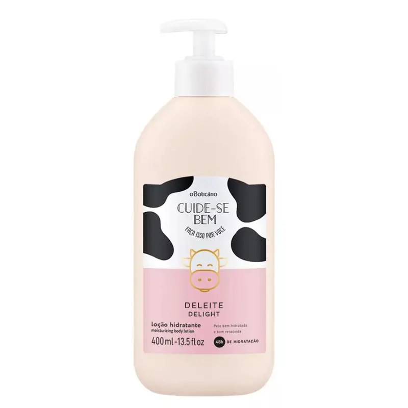 Deleite Body Moisturizing Deodorant Lotion Skin Care 400Ml O Boticário 1