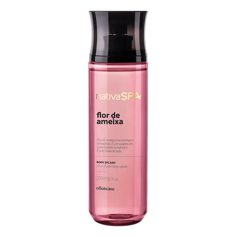 Deodorant Cologne Body Splash Native Spa Plum Flower 200Ml - O Boticario Perfume 1