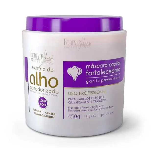 Deodorized Garlic Extract Power Strengthening Low Poo Mask 450G - Forever Liss 1