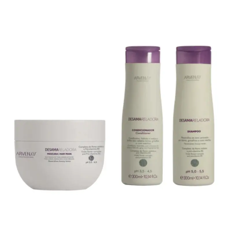 Desamarelador De-Yellowing Blond Hair Treatment Vegan Kit 3 Itens - Arvensis 1
