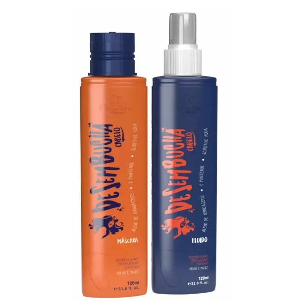 Desembucha Dry Hair Moisturizing Anti Frizz Softness Treatment Kit 2X120ml - Floractive 1