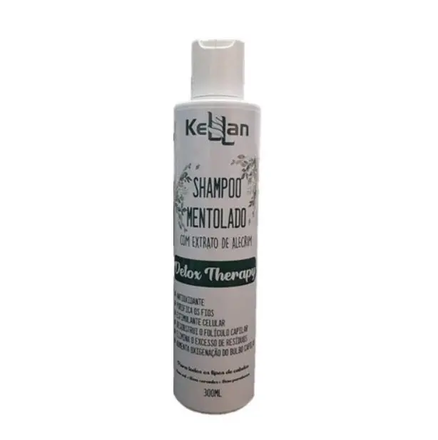 Detox Therapy Menthol Shampoo Antioxidant Purifying Hair Treatment 300Ml - Kellan 1