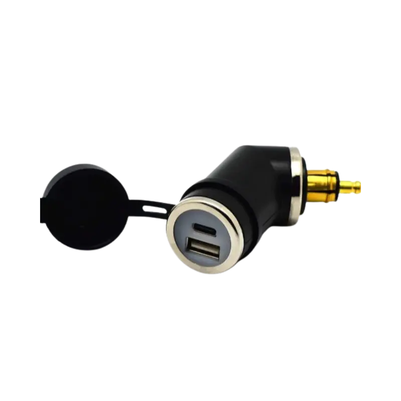Din (Hella) To 36W Pd Usb-C + Qc 3.0 (Angled) - Cliff Top 1