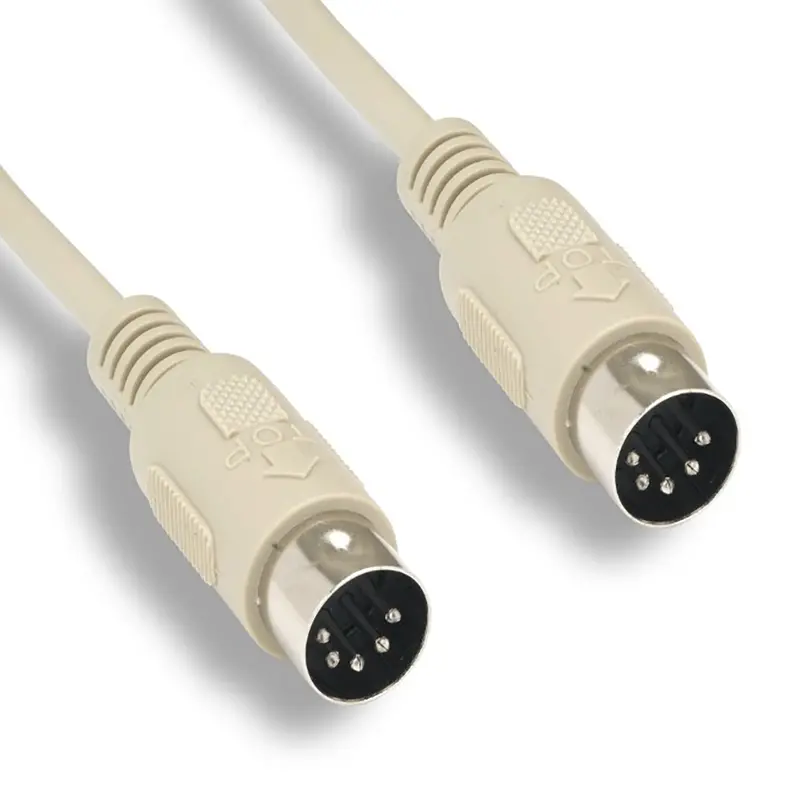 Din5 Male To Male At Keyboard Extension Cable 1