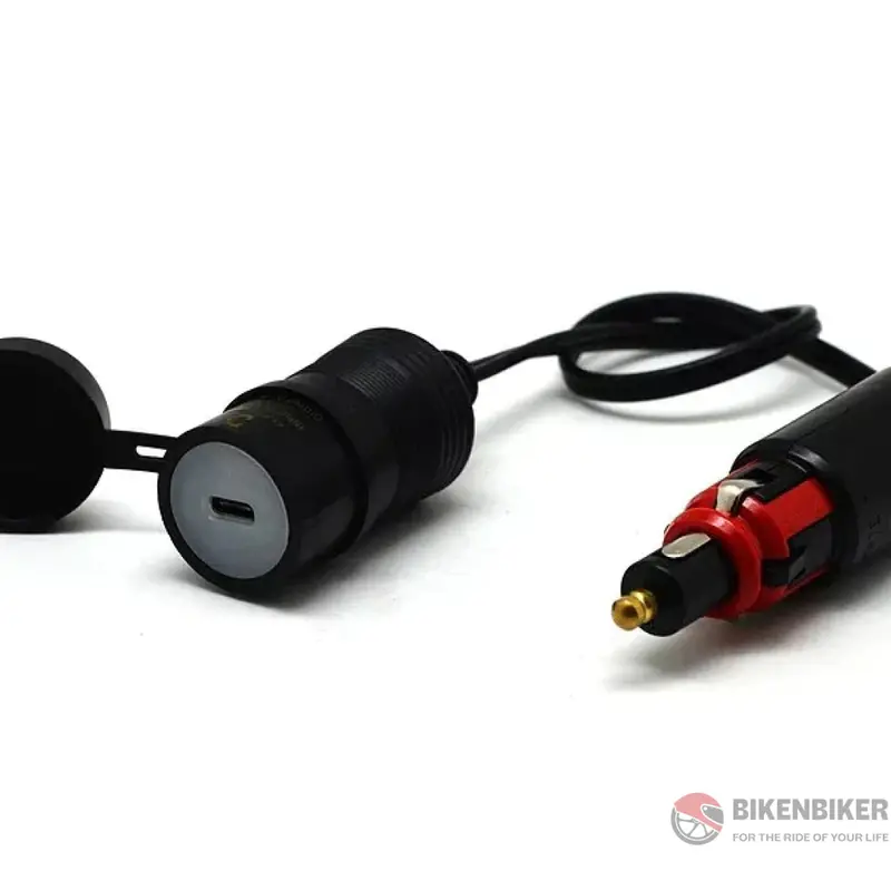 Din+Cigarette (Changeable) To Usb Type-C (Straight) Adapter - Cliff Top 1