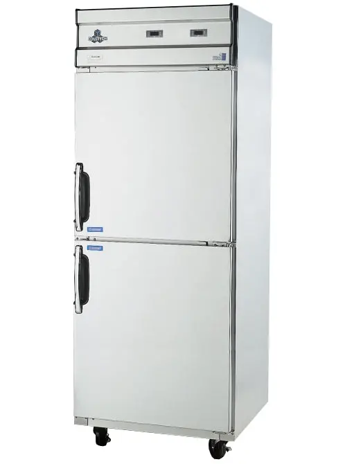 Double Solid Door Cooler/Freezer Combo Used For01988 1