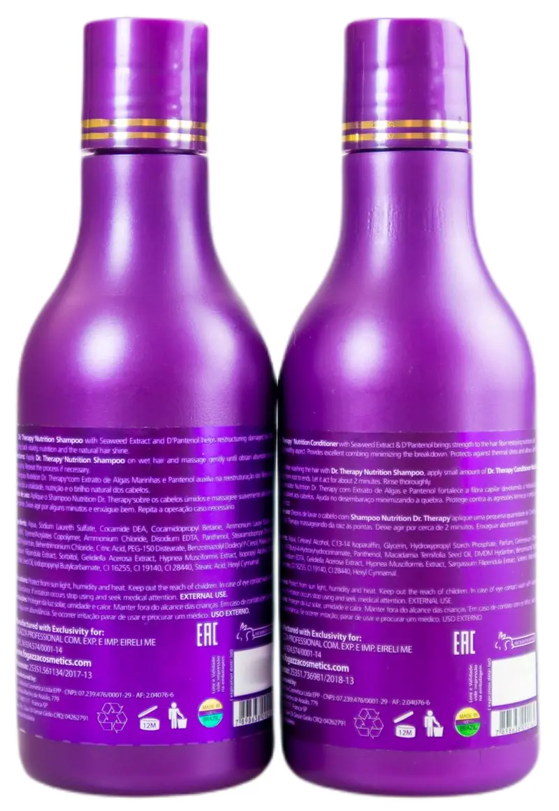 Dr. Therapy Shampoo And Conditoner Kit - Fogazza Cosmetics 2