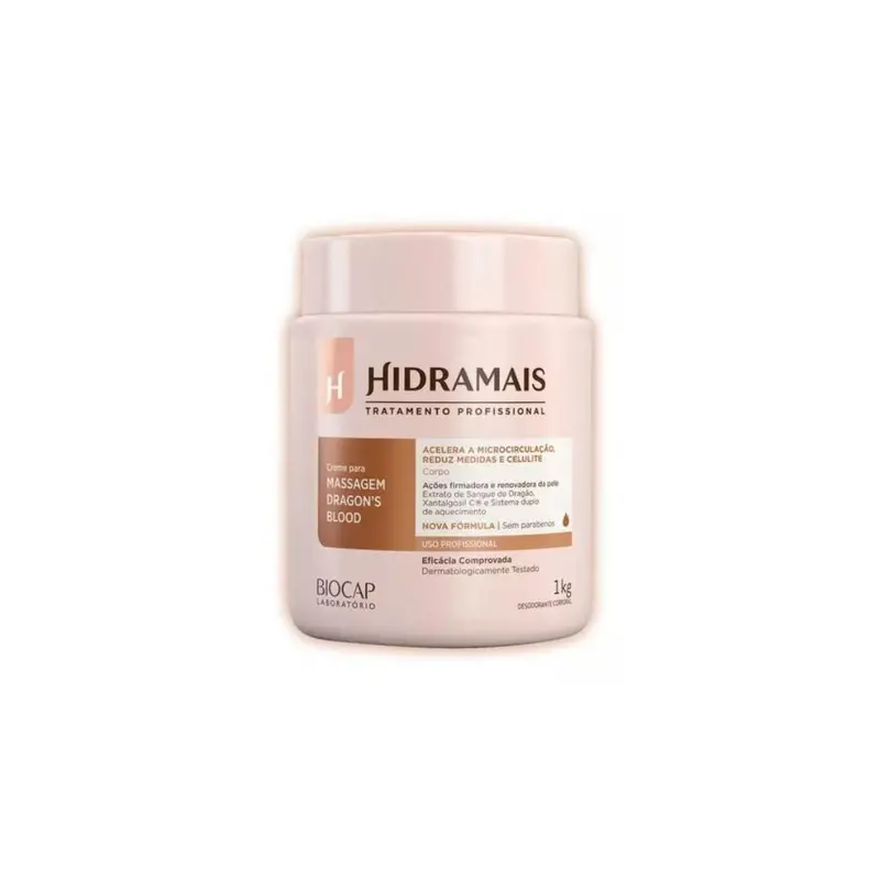 Dragon's Blood Modeling Massage Activating Body Cream Skin Care 1Kg Hidramais 1