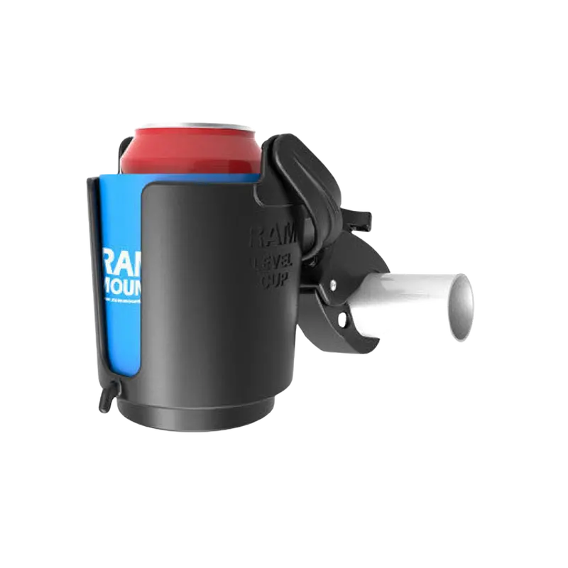 Drink Holder Level Cup™ With Tough-Claw™ Mount-Ram Mounts 1