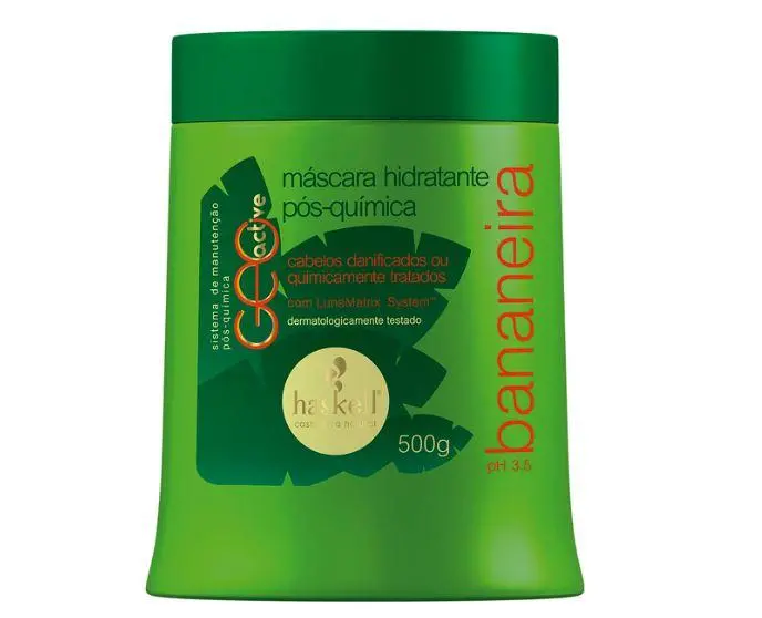 Dry Hair Treatment Banana Post Chemistry Hydration Oils Mask 500G - Haskell 1