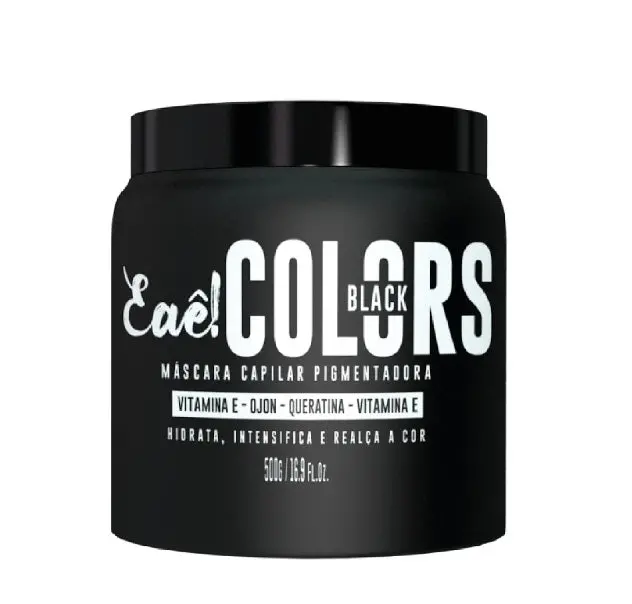 Eaê Cosmetics Colors Black Mask 500G / 16.9 Fl Oz 1
