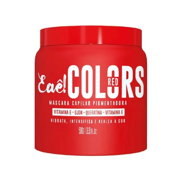 Eaê Cosmetics Colors Red Mask 500G / 16.9 Fl Oz 1