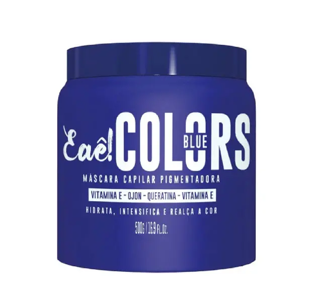 Eaê Cosmetics Colors Royal Blue Mask 500G / 16.9 Fl Oz 1
