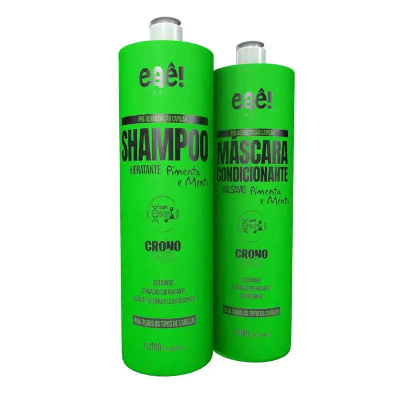 Eaê Cosmetics Crono Pepper Mint Kit 2X 1L / 2X 33.8 Fl Oz 1