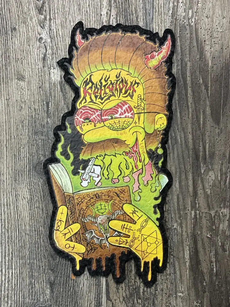 East Coasters - 11.75"X6.00" Curated Flame - Ned Coaster Dab Mat 1