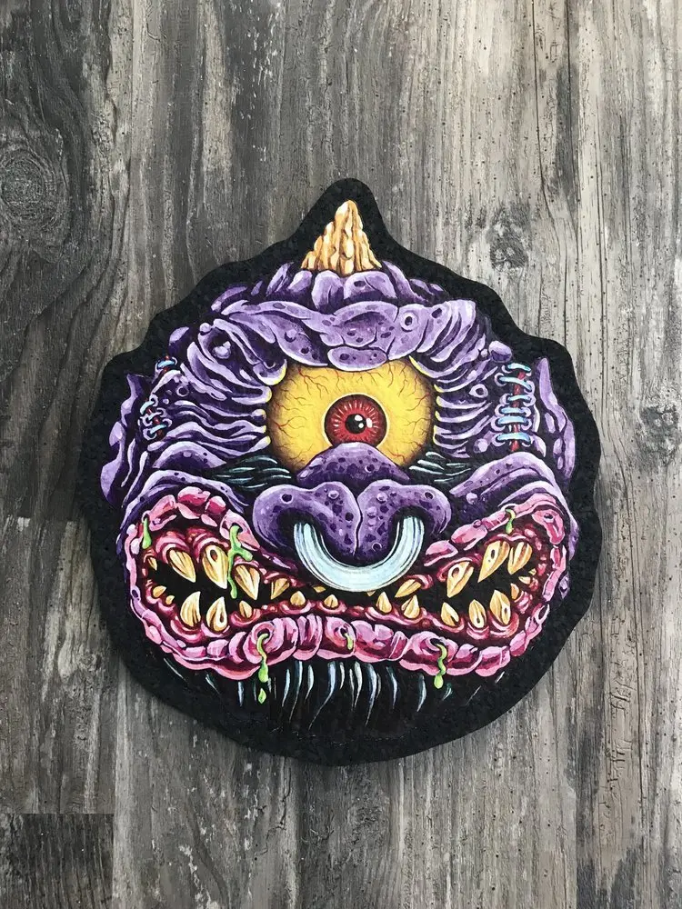 East Coasters - 11"X10" Dirk Hays  - Mutant Cyclops Coaster Dab Mat 1