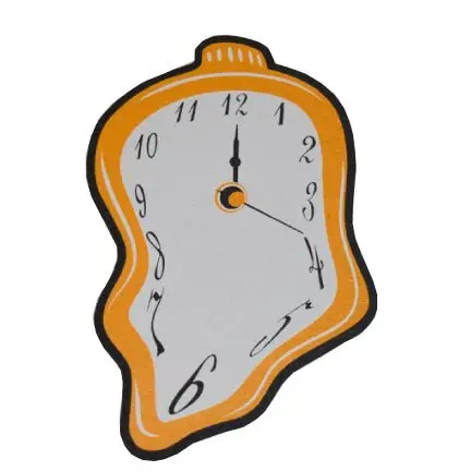 East Coasters - Dali Clock Coaster Dab Mat - Set To 4:20 Or 7:10 (1 Chosen At Random) 1