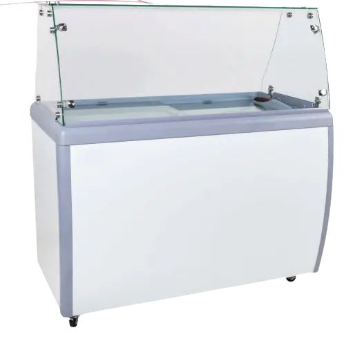 Efi 26'' Ice Cream Dipping Cabinet With Sneeze Guard Ficd-26 1