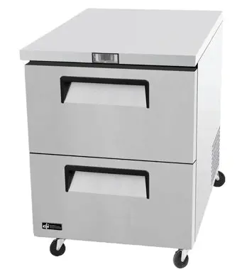 Efi 27.5″ Undercounter Freezer With 2 Drawers Fudw2-27Vc 1