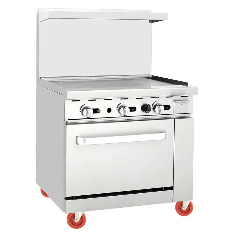 Efi 36″ Manual Natural Gas Flat Griddle & Oven Rctrs-36G-N 1