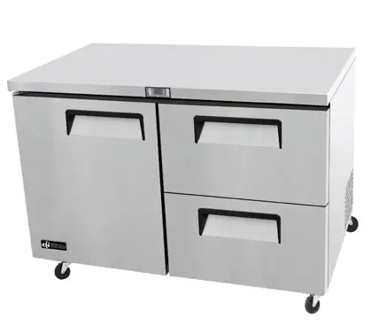 Efi  48″ Undercounter Freezer With 1 Door & 2 Drawers Fudw2-48Vc 1
