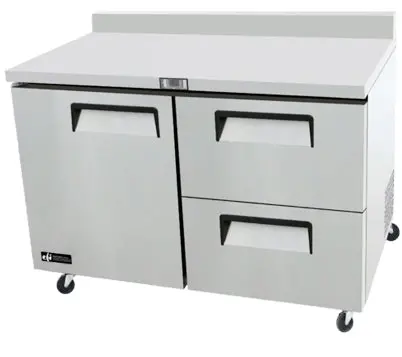 Efi 48″ Worktop Freezer With 1 Door & 2 Drawers Fwdw2-48Vc 1