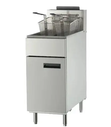 Efi 75 Lb Floor Natural Gas Fryer Rctfs-75-N 1