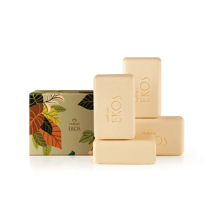 Ekos Priprioca And White Breu Bar Soap 4X 100G Natura Daily Skin Care 1