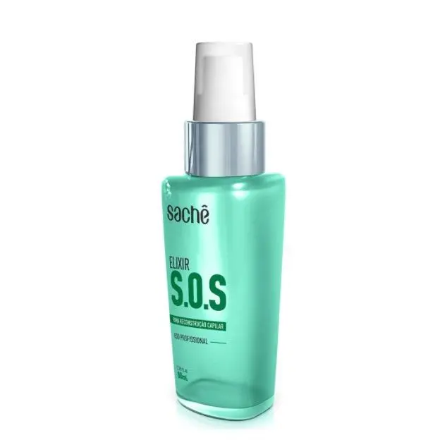 Elixir Sos Finisher Treatment Protection Dry Hair Nourishing Fluid 80Ml - Sachê 1