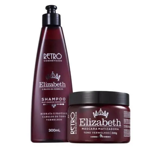 Elizabeth Red Fruits Extract Red Hair Tinting Treatment Kit 2X300 - Retro Cosmet 1