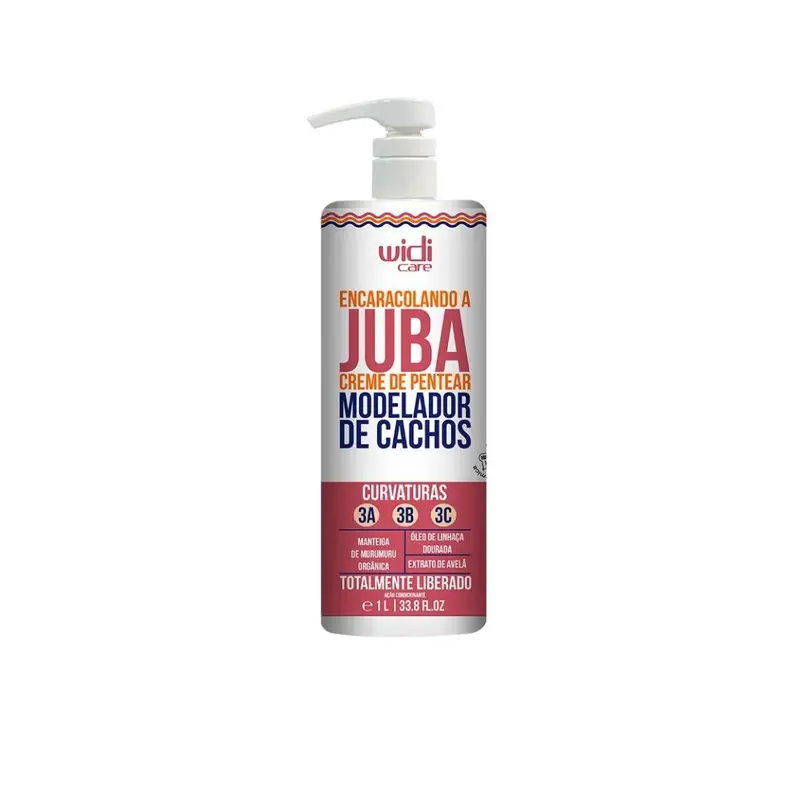 Encaracolando A Juba Combing Cream Curly Hair Modeling Treatment 1L Widi Care 1