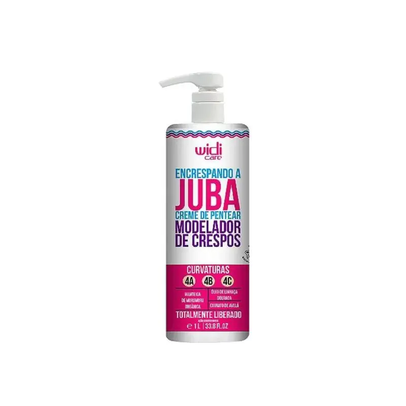 Encrespando A Juba Combing Cream Curly Wavy Frizzy Hair Care 1L Widi Care 1