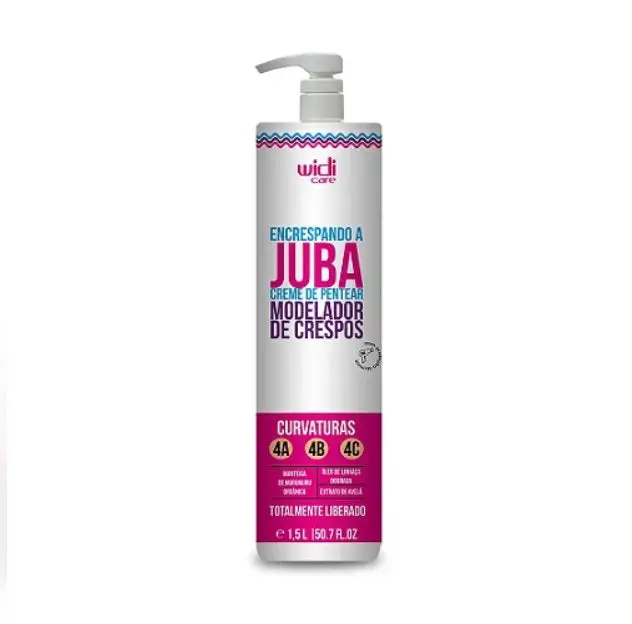 Encrespando A Juba Curling Combing Cream Curly Wavy Hair Finisher 1.5L - Widi Care 1