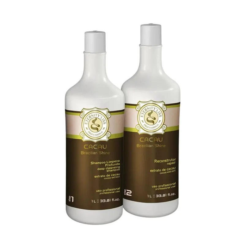 Eternity Liss Cacau Brazilian Keratin Kit 2X 1L / 2X 33.8 Fl Oz 1