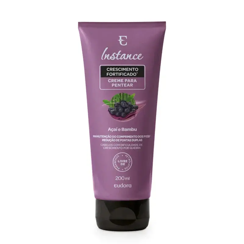 Eudora Instance Acai Bamboo Combing Cream 200Ml / 6.7 Fl Oz 1