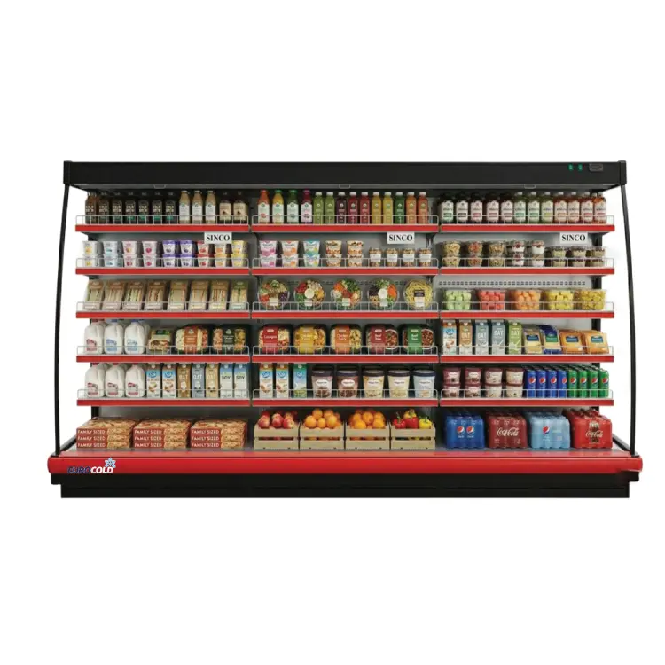 Eurocold 149" Open Air Merchandiser Low Profile Remote Tab12 1