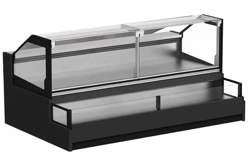 Eurocold 98" Deli Case Combined Serve + Self-Serve Remote Dccoqr-8 1