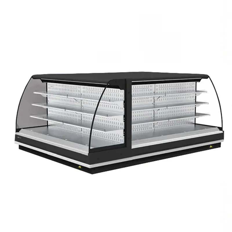 Eurocold 98" Open Low Profile Merchandiser Remote Omfl-100-8 1