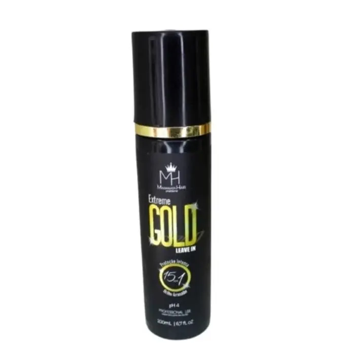 Extreme Gold 15 Benefits Thermal Protection Leave-In 200Ml - Maranata Hair 1