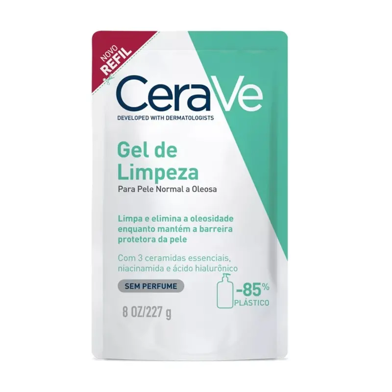 Facial Cleansing Gel Refill Normal Dry Skin Day / Night Daily Care 227G Cerave 1