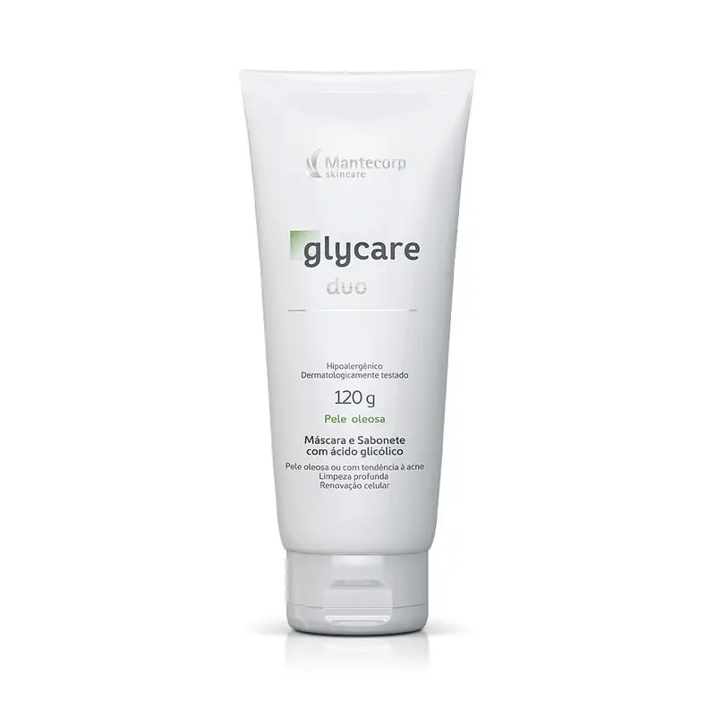 Facial Liquid Soap Glycare Duo Bg 120G - Mantecorp 1