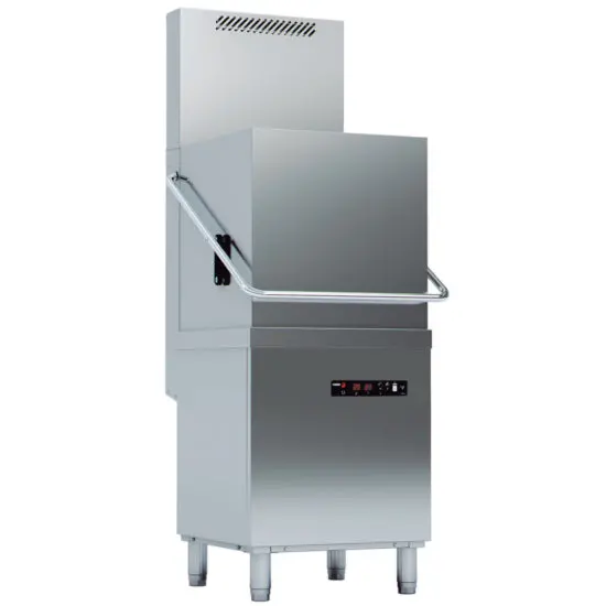 Fagor Commercial 25″ Ventless High-Temp Hood-Type Dishwasher Featuring Heat Recovery, 38 Racks Per Hour Cop-174W-Hrs 1