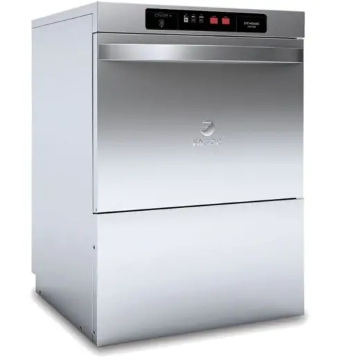 Fagor High-Temperature Undercounter Dishwasher With Integrated Booster, 30 Racks/Hour Co-502W 1