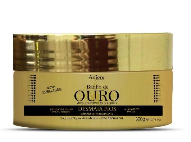 Faints Wires Web Effect Volume Reducing Gold Moisturizing Mask 300G - Anjore 1