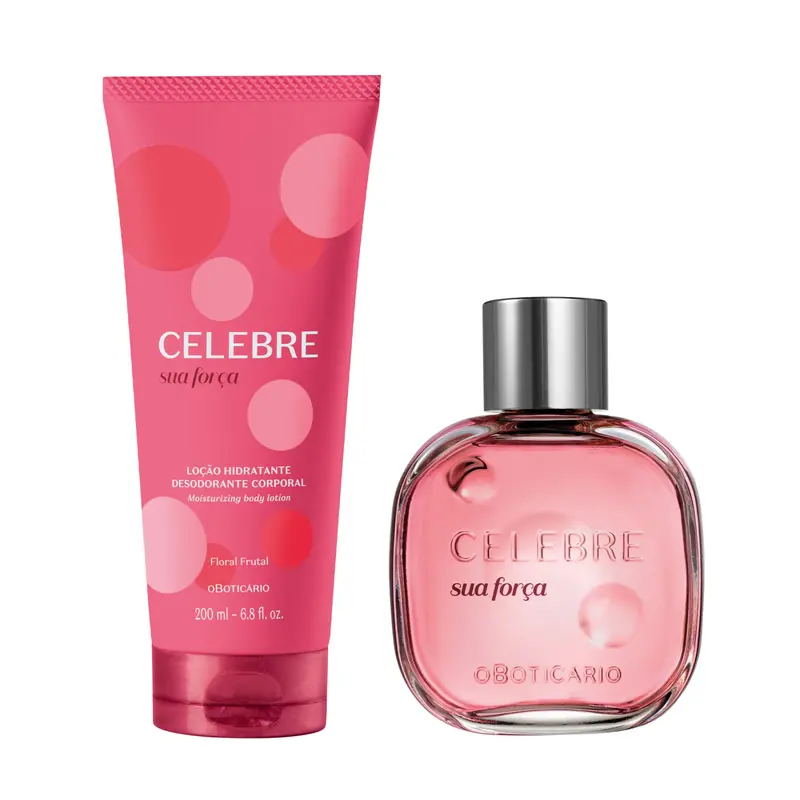 Female Kit Celebrates Your Force: Deodorant Cologne 100Ml + Body Lotion 200Ml 1