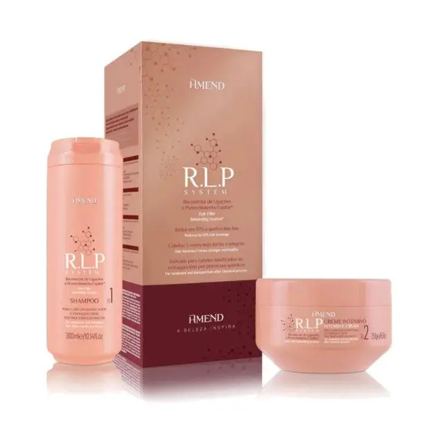 Filler Rebonding System Rlp Damaged Weak Hair Treatment Kit 2 Prod. - Amend 1