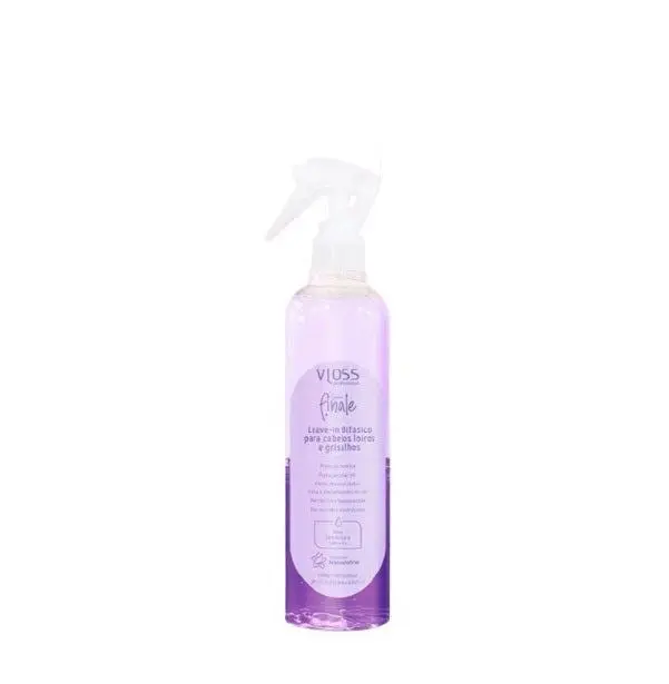 Finale Leave-In Biphasic Blond Gray Hair Thermal Protection Spray 120Ml - Vloss 1