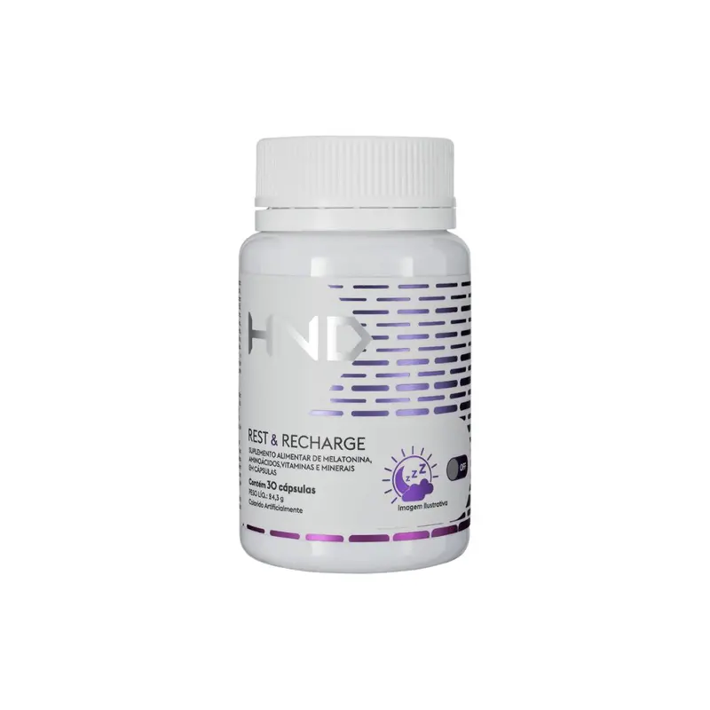 Food Healthy Supplement With Melatonin Hnd Rest & Recharge 30 Capsules Hinode 1