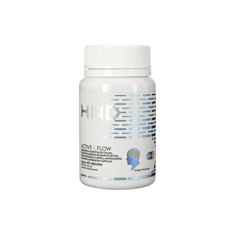 Food Supplement Performance Support Hnd Active & Flow 40 Capsules Hinode 1
